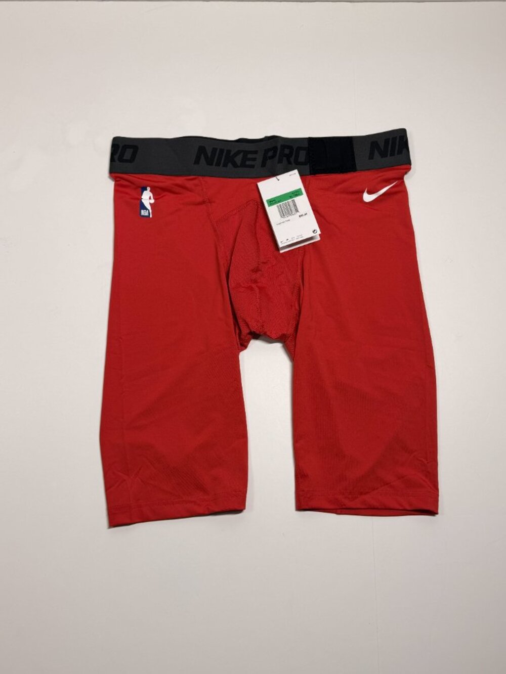 NIKE Pro Men's NBA Logo Compression Shorts - NWT - XL , Tall - Red